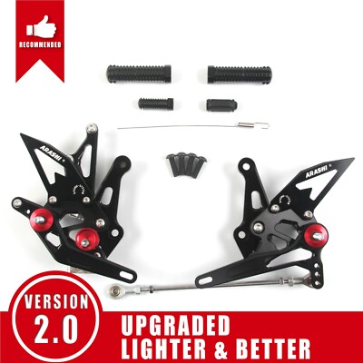 Fit Kawasaki Z1000 Ninja 1000 Z1000SX 2014-2017 Adjustable Foot Pegs Footrest