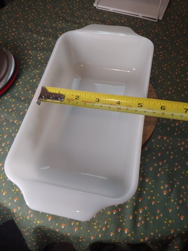 Vintage Anchor Hocking Vegetable Harvest 441 Bread Meat Loaf Baking Dish 1 Quart - Picture 6 of 6
