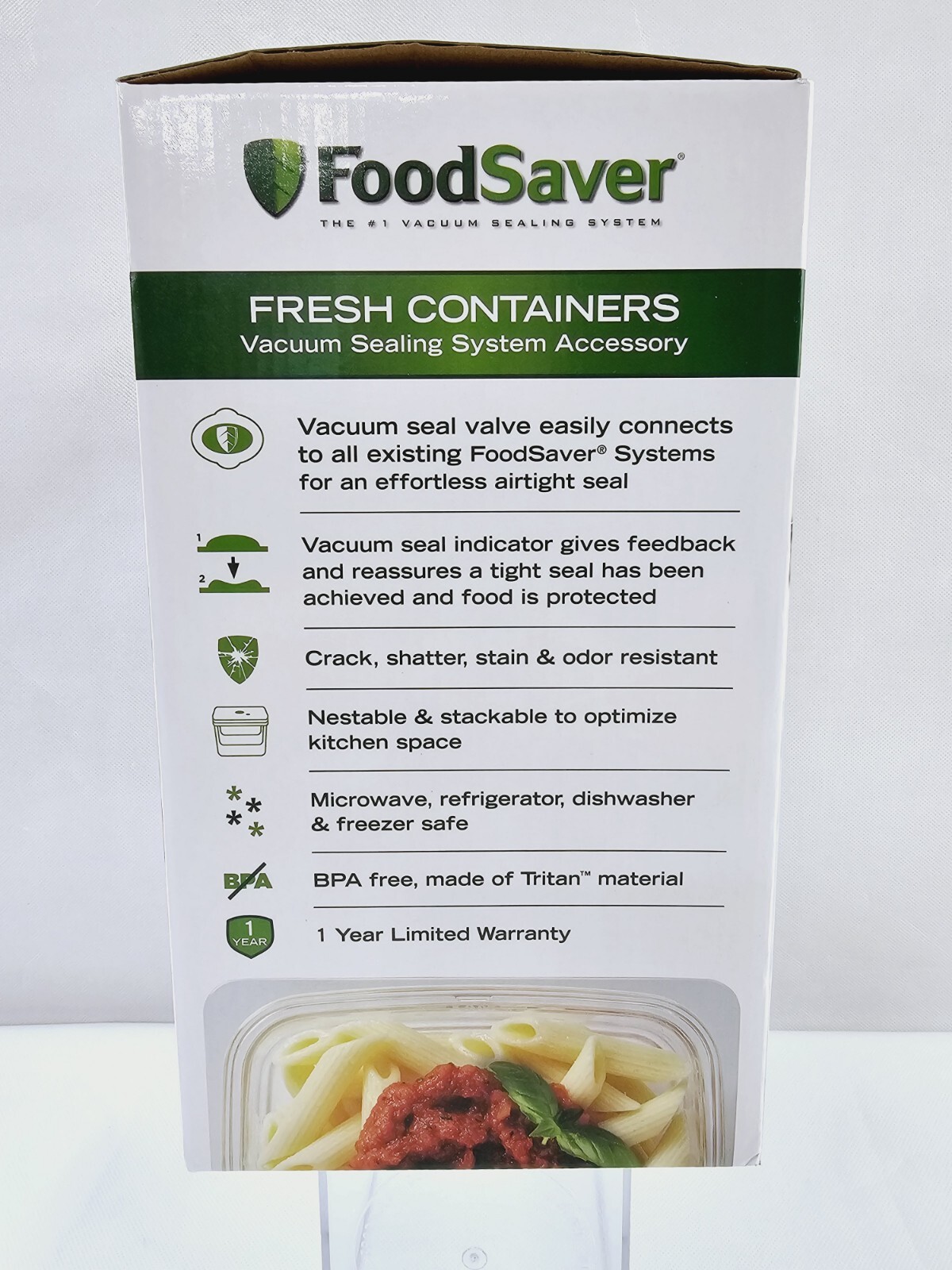 FoodSaver Fresh Containers 10 Piece Set Vacuum Sealing System Accessory