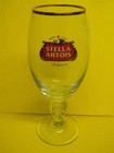 NEW STELLA ARTOIS BELGIUM BEER CHALICE GLASS 33CL BEAUTIFULLY DETAILED SEE PICS! — photo 1