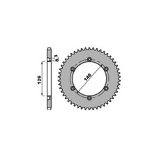 PBR 805 CORONA TRASMISSIONE ERGAL ARGENTO DENTI 58 PASSO 428 VALENTI 50 RME 2014