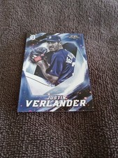 2017 Topps Fire Justin Verlander Base #19 & Flame Throwers FT-9 Baseball Cards 