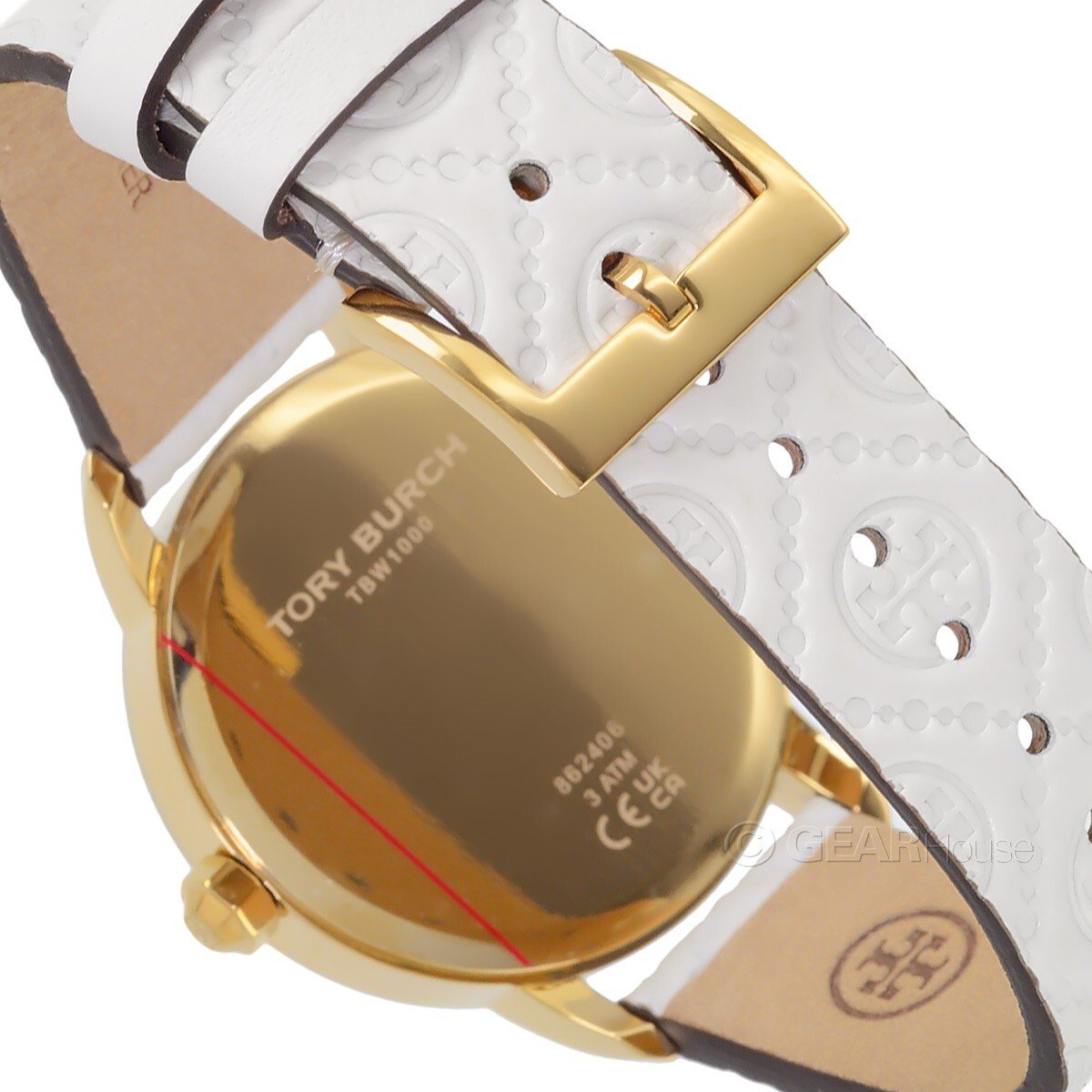 TORY BURCH レディース時計 ゴールド/ホワイト エレノア ウォッチ ゴールドトーン ステンレススチール
