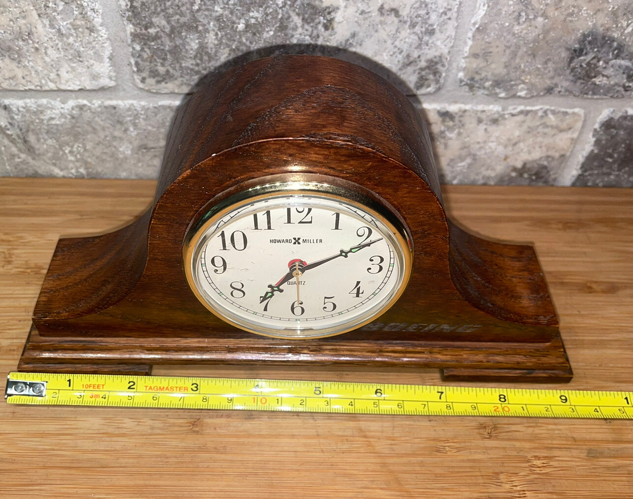 Vintage Howard Miller Mantle Clock Boeing with Alarm eBay