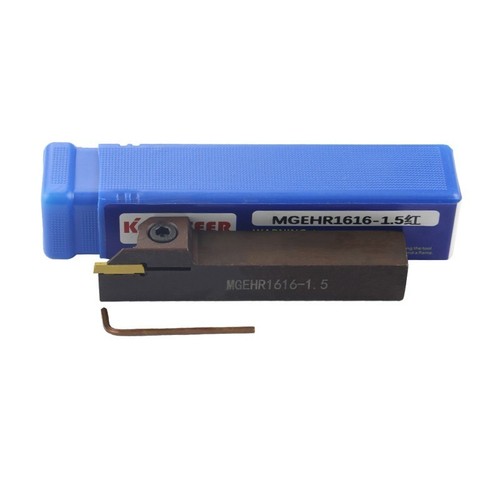 MGEHR1616-1.5 Portautensili scanalatura taglierina tornio + 10PZ INSERTI MGMN150-G NC3020 - Foto 2 di 8