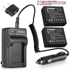 DMW-BLE9 Battery or AC Charger for Panasonic DMW-BLE9E DMW-BLE9PP DMW-BLG10