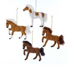 Plush Horse Ornament
