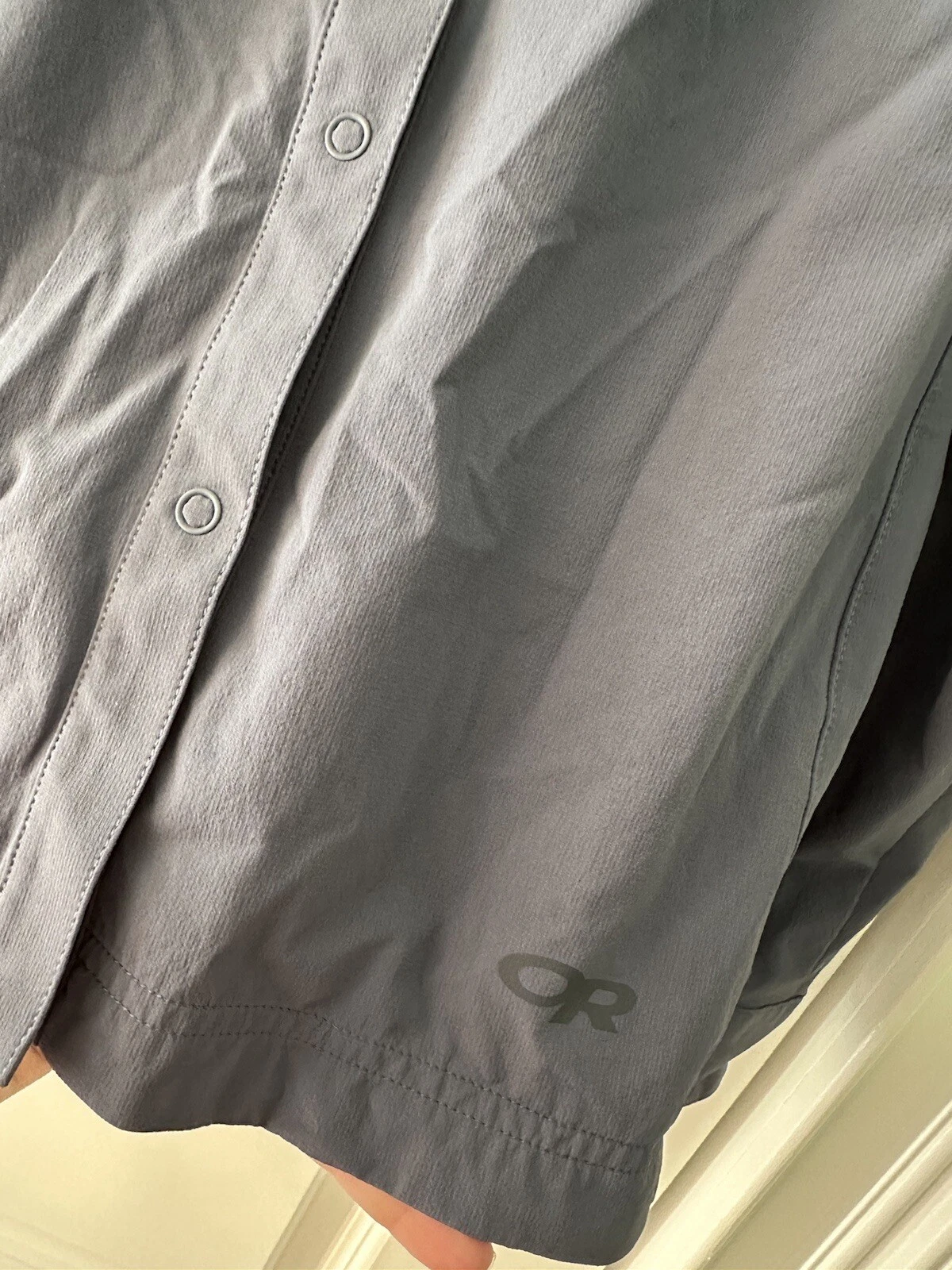 outdoor-research snap nylon stretch shacket jacket