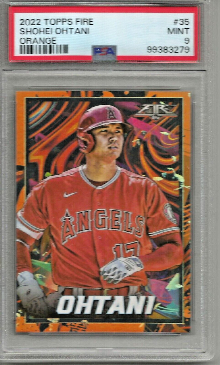 大谷翔平 2022 Topps Orange Foil 25/75 2022 Topps Update - Shohei Ohtani - Orange Ice Foil Parallel