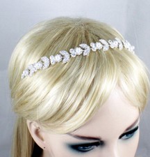 Pearl Crystal Rhinestone Bridal Hair Headband Headpiece Jewelry Tiara Prom T910