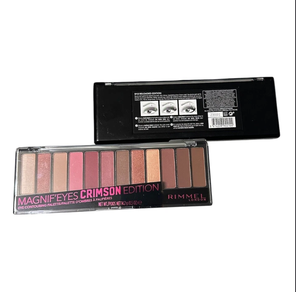 RIMMEL London Magnif'eyes Eyeshadow Palettes- CRIMSON & RELOADED EDITION - Image 4 of 4