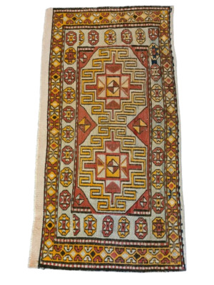 Handgeknüpfter Sumak Kasak Kelim Orientteppich 104x55cm