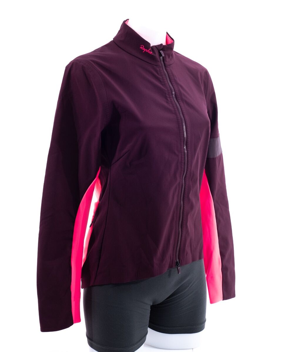 Rapha Souplesse Training Jacket Women LARGE Burgundy Pink Rapha Souplesse Training Jacket Women LARGE Burgundy Pink