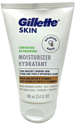 GILLETTE Skin MOISTURIZER HYDRATANT Comforting SHEA Butter Vitamin E NEW HTF