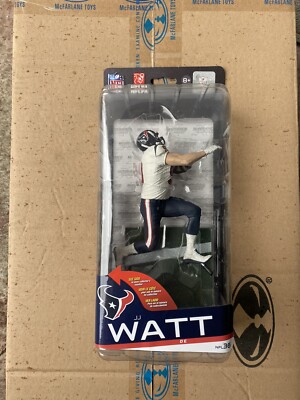 NFL Series 36 JJ Watt McFarlane Action Figure Houston Texans White Jersey