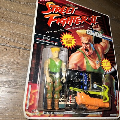 G.I. JOE STREET FIGHTER II GUILE 1993 Hasbro VINTAGE Action Figure