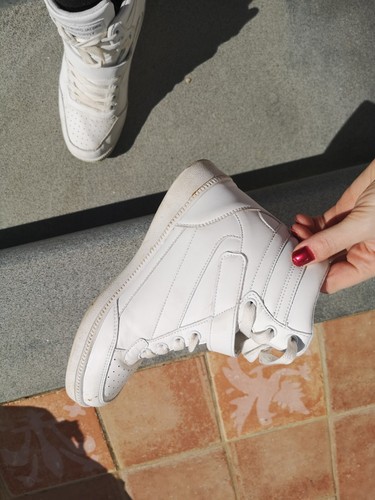 Sneakers Donna Bianche Con Zeppa Interna Nascosta 37 Scarpe Ginnastica High Top - Foto 5 di 7