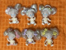 VTG 1990's Lot of 6 Tyco Quints Dolls Bundle Blonde Hair Blue Eyes FREE SHIP!