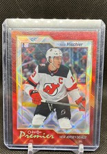 2023-24 O-Pee-Chee - Premier Nico Hischier #P-55 Diamond Rainbow /75