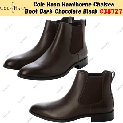 Cole Haan Hawthorne Chelsea Boot Dark Chocolate Black C38727 Herren Gr.