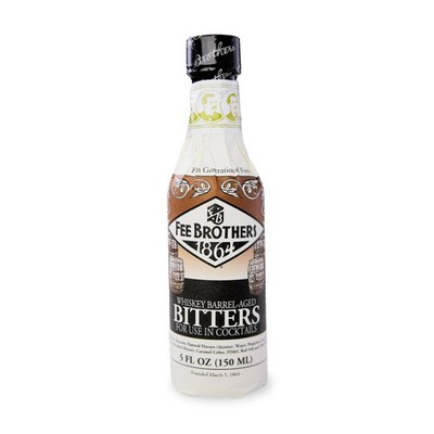 Cocktail Bitters Whiskey Barrel-Aged Aromatic Gluten Free Vegan 5 fl oz