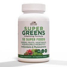 Country Farms Super Greens Vegicaps, 32 Super Foods, Whole Food Supplement, G...