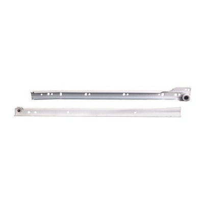 Knape and Vogt 3/4-Extension White Epoxy Coated Self-Close Euro Drawer Slides 16