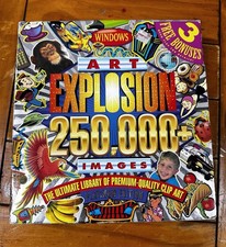 Nova Platinum Edition Art Explosion 250,000 Image Library Clip Art on 21 CDs