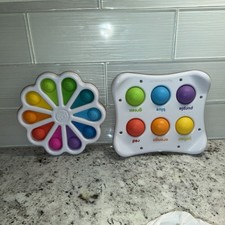 Fat Brain Toys Dimpl Pops and Duo Number Digits Pop Toys for Kids Adults