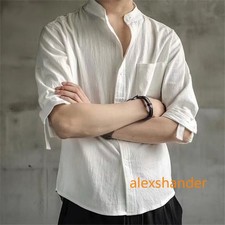 Men's Button Down Shirts Casual Half Sleeve Shirts Summer Beach Shirts