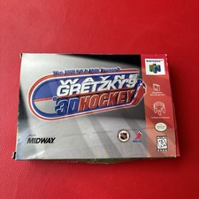 Wayne Gretzky’s 3D Hockey for Nintendo 64 (N64) W/ Poster & Inserts