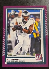 2025 Panini Donruss - A.J. Brown #22 Purple Press Proof