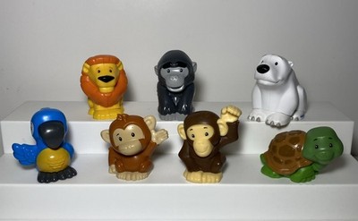 Fisher Price Little People Assorted  Lot of 7 zoo animals