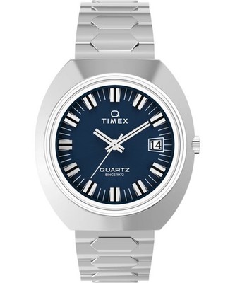 New Q Timex 1972 Time Machine Reissue Classic  39mm Watch TW2Y33100