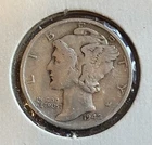 1942-S Mercury Dime VF – San Francisco – WWII Era – 90% Silver Winged Liberty ￼