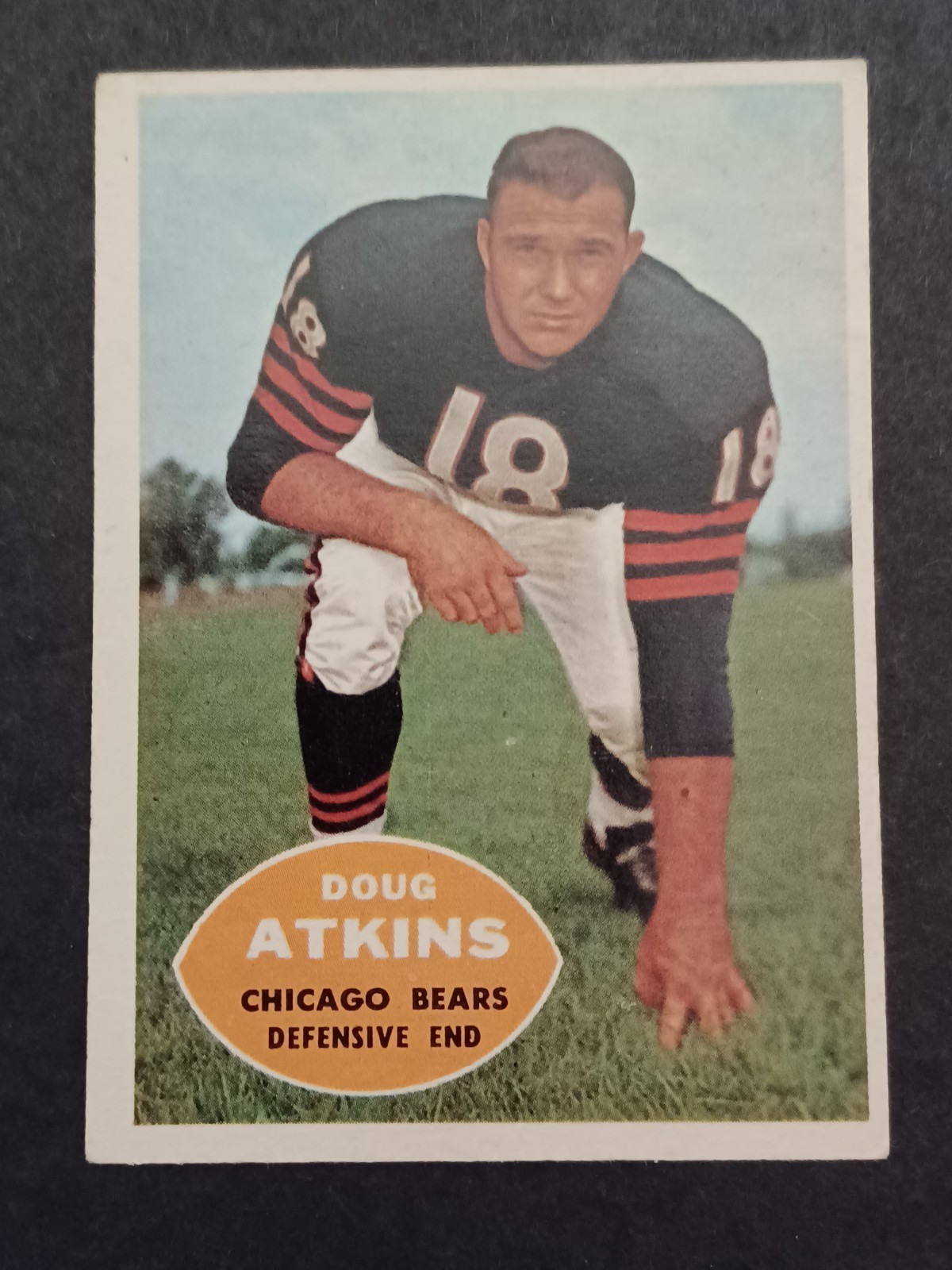 Doug Atkins 1960 Topps #20 - Bears, Tennessee, HOF
