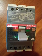 ABB T1N100TL Molded Case Circuit Breaker, T1 Frame, Thermal Mag, 100A 3-Pole