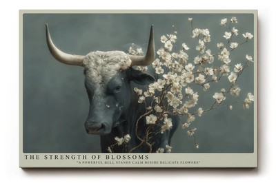 Paul Sinus Wandbild The Strength of Blossoms Eindrucksvolles Porträt eines