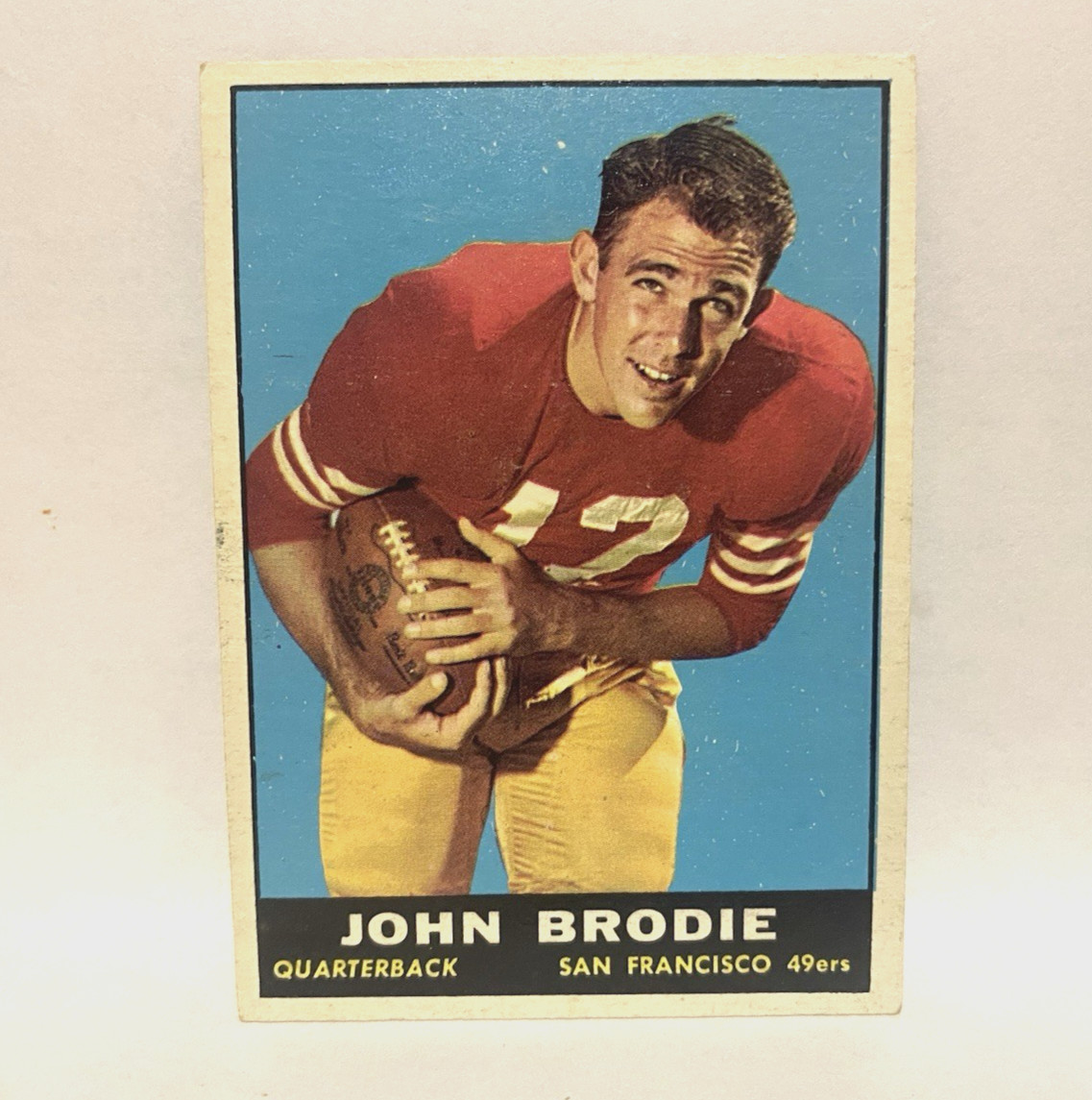 1961 Topps - John Brodie #59 (RC)