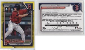 2024 Bowman Prospects Yellow Border /75 Kyle Teel #BP-48