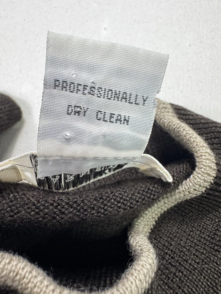 Suéter Barney’s New York Para Hombre Mediano 100% Lana Merino De Colección City Lujo Clásico Foto 4 de 4