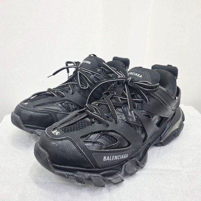 Balenciaga Track LED Black Light-Up Sneakers Men's US 12 EU 45 USB Rechargeable.
