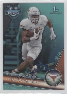 2023 Bowman U Chrome Aqua Refractor 79/299 Ja'Tavion Sanders #158 s8n