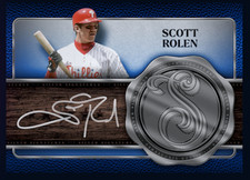 Topps BUNT 2025 Topps Five Star Silver Signatures BLUE Scott Rolen Auto. DIGITAL