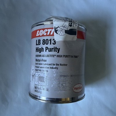 LOCTITE LB 8013 HIGH PURITY METAL FREE ANTI SEIZE LUBRICATE  N-7000  16 Ounces