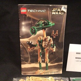 Vintage LEGO Star Wars Technic Set 8000 Pit Droid (2000) - NOT COMPLETE