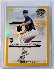 🔥2025 Panini Prospect Edition - Chase Dollander RC Gold Holo Prizm /10  Rockies