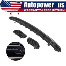 Front Lower Bumper Grille and Tow Hook Covers For Dodge RAM 1500 2019-24