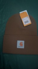 Carhartt Men  s Knit Cuffed Beanie Brown One Size Winter Hat