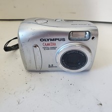 Olympus Digital Camera Camedia C-370 Zoom 3.2MP Silver FOR PARTS